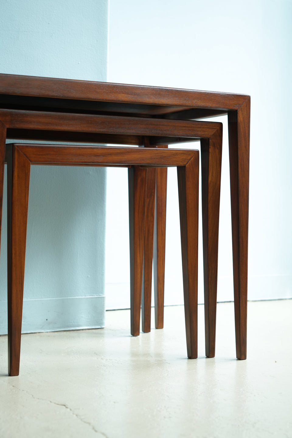 Haslev Rosewood Nesting Table Danish Vintage/ハスレヴ ネストテーブル ローズウッド材