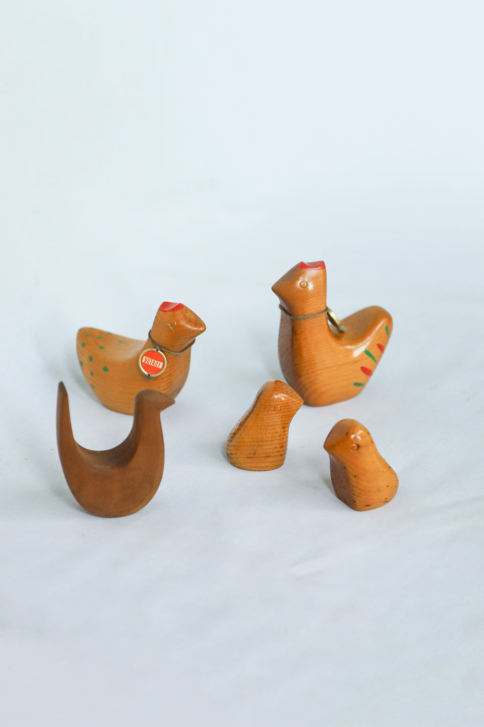 Swiss Vintage Wooden Toy Bird Antonio Vitali/アントニオ・ヴィターリ 木製玩具 ニワトリ ヒヨコ スイス ヴィンテージインテリア