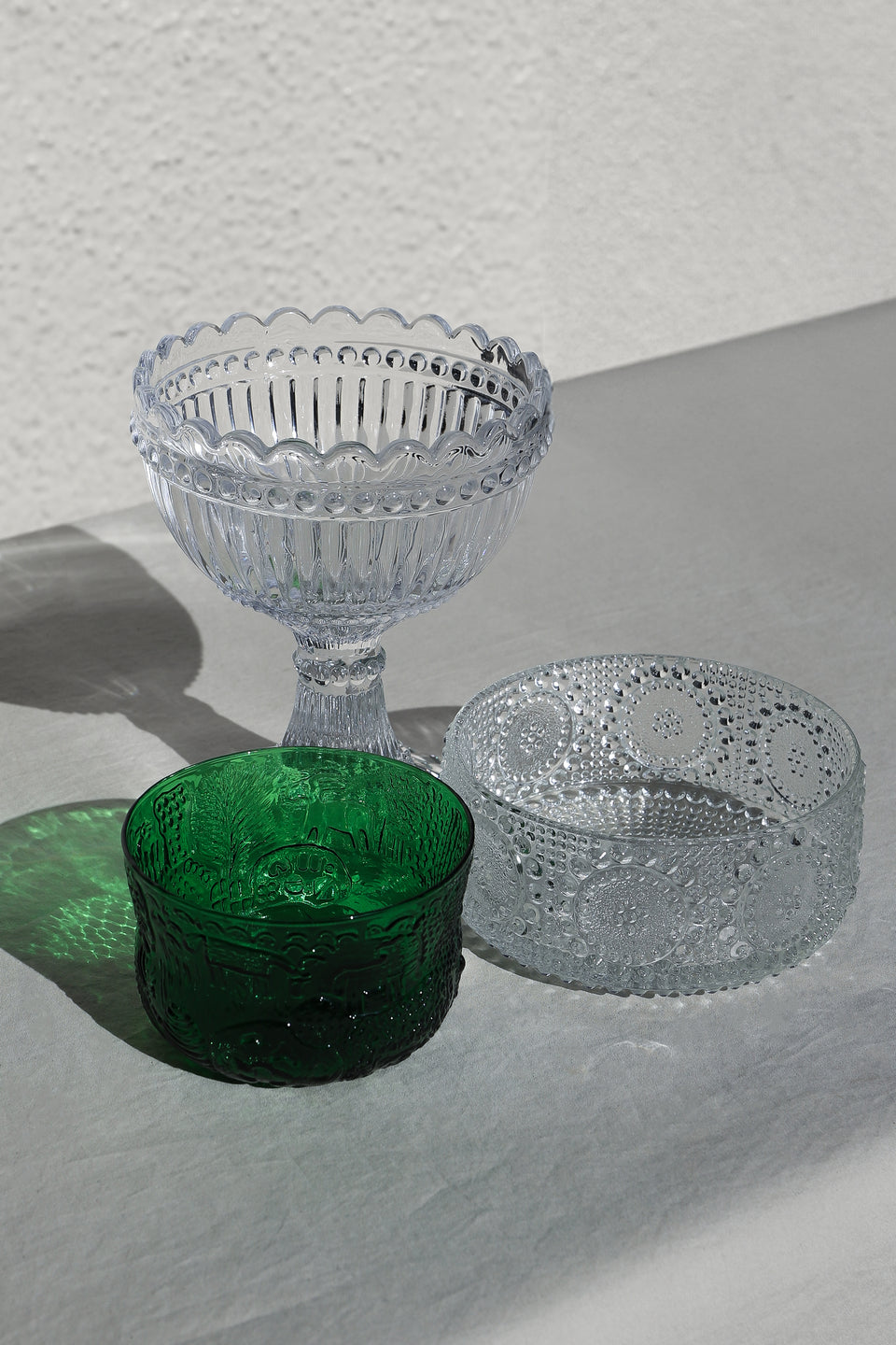 Finnish Vintage Glass Bowl/フィンランドヴィンテージ ガラス ボウル 北欧インテリア