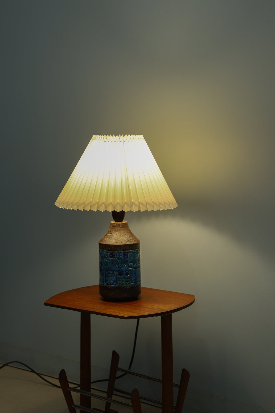 BITOSSI “Rimini Blu” Table Lamp Aldo Londi/イタリアビンテージ ビトッシ リミニブルー テーブルランプ