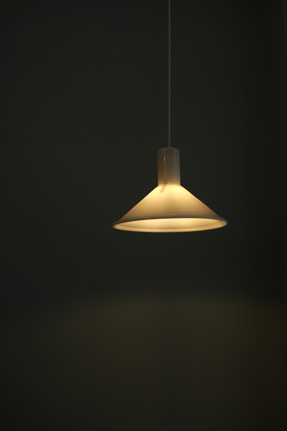 Danish Vintage Holmegaard P&T Pendant Light White/ホルムガード ペンダントライト ホワイト デンマークヴィンテージ