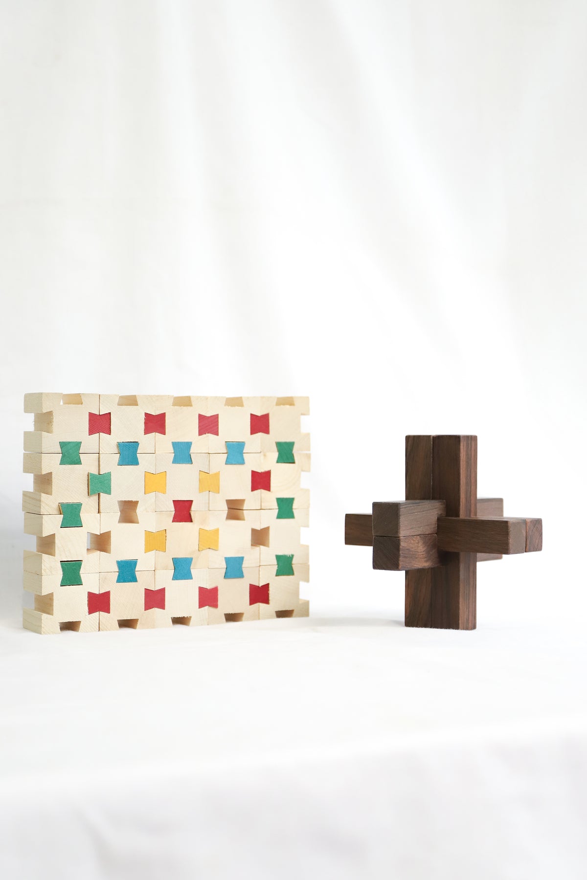 ヴィンテージ 木製パズル 積み木 玩具/Vintage Wooden Puzzle Building