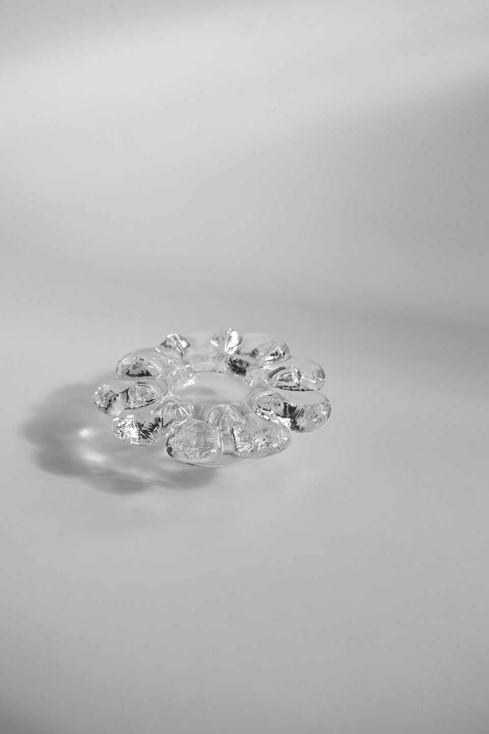 Kosta Boda Candle Holder Krinolin Goran Warff/コスタボダ キャンドルホルダー ヨーラン・ヴァルフ ガラス 北欧インテリア