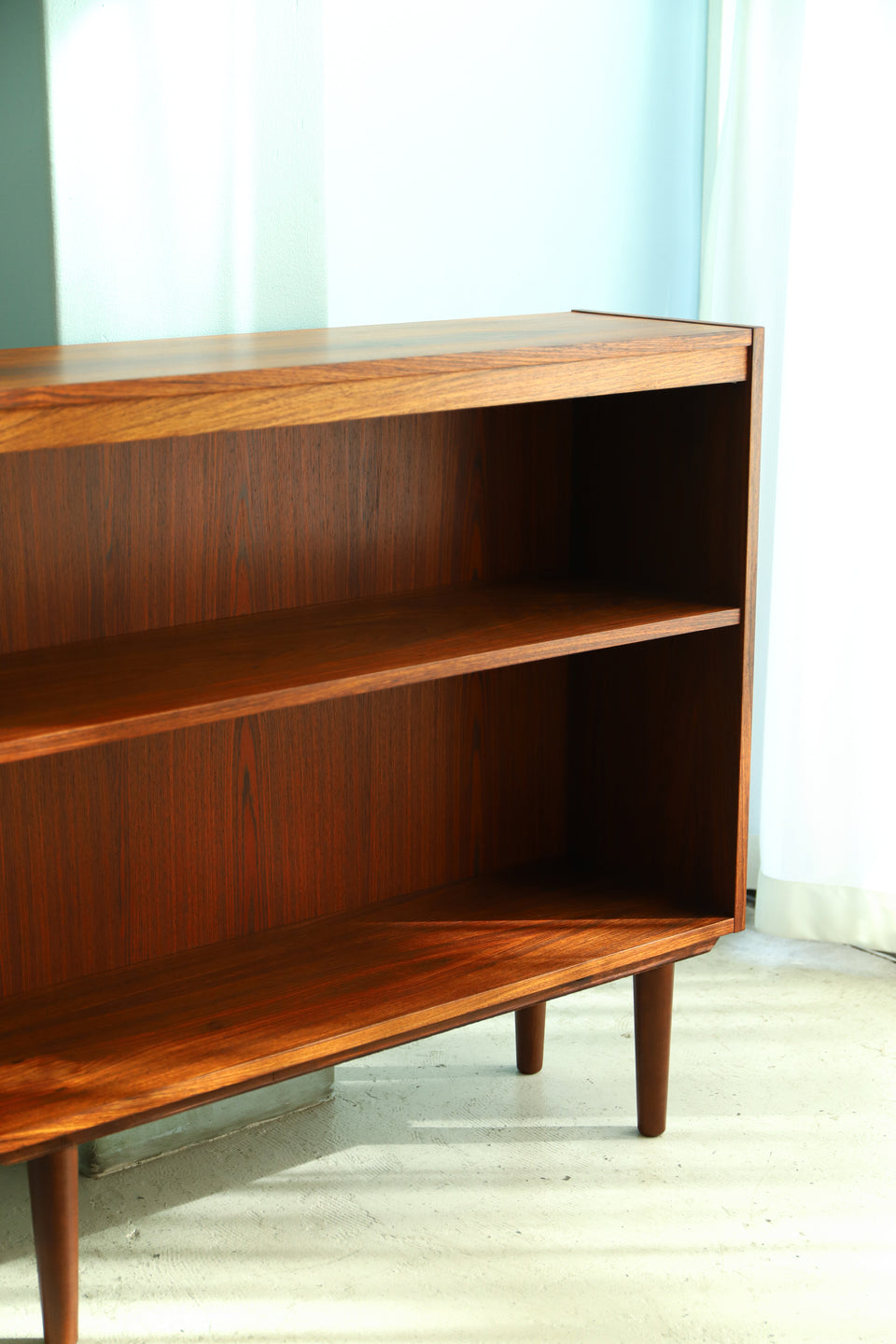 Rosewood Danish Vintage Low Bookcase/ローズウッド デンマークヴィンテージ ブックケース 本棚 北欧家具