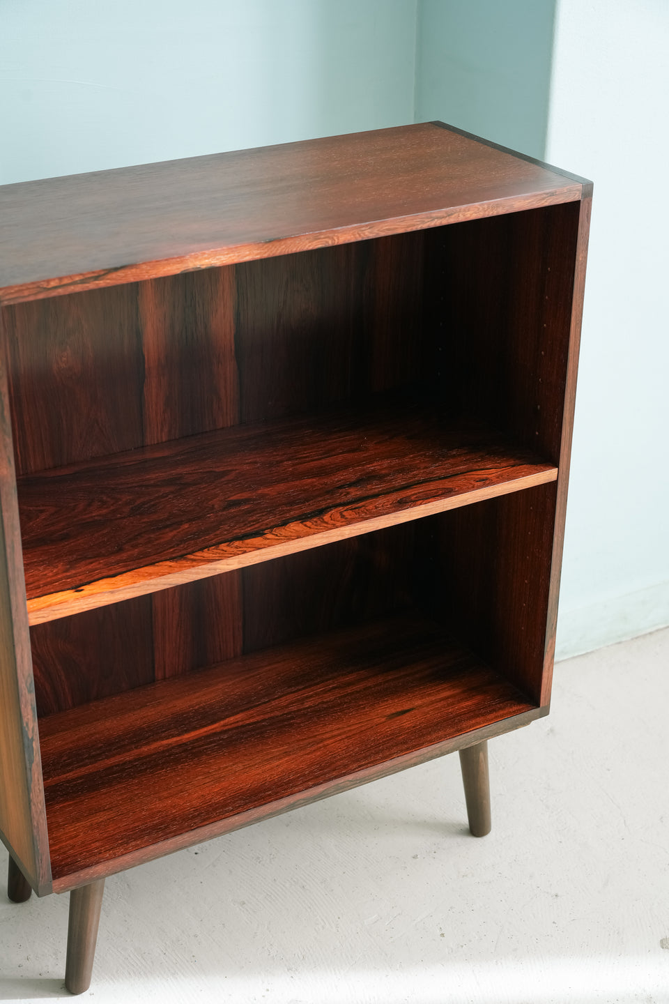 Rosewood Small Bookcase Danish Vintage/デンマークヴィンテージ スモールブックケース ローズウッド 本棚 北欧家具
