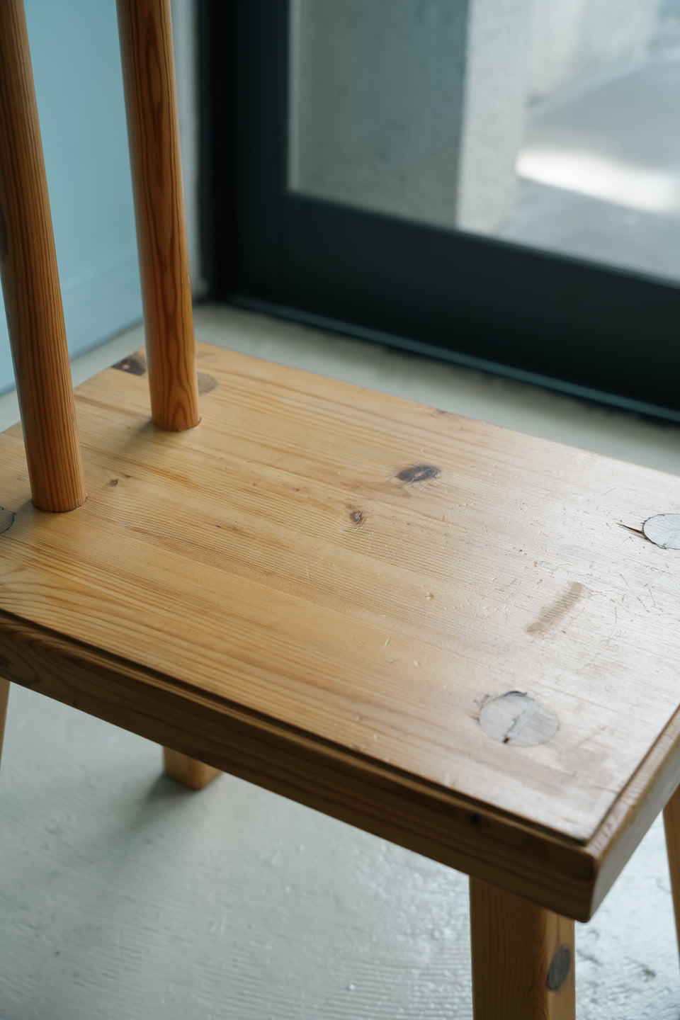 Scandinavian Vintage Step Stool Pinewood/北欧ヴィンテージ ステップスツール パイン材