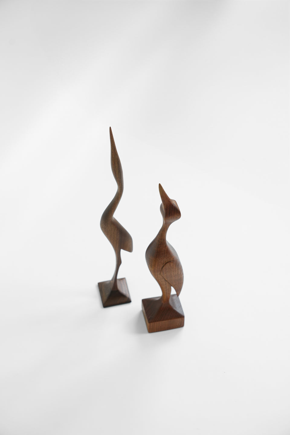Scandinavian Vintage Teakwood Bird Sculpture Object/北欧ヴィンテージ 鳥のオブジェ チーク材