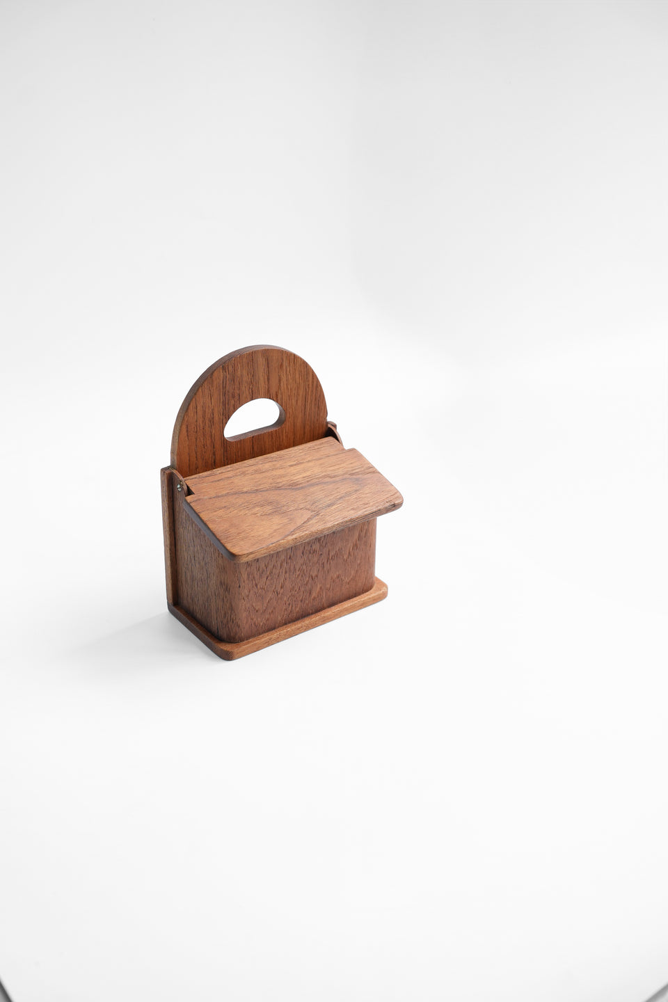 Swedish Vintage AKTA BANGKOK TEAK Salt Box/スウェーデンヴィンテージ ソルトボックス チーク材 北欧インテリア