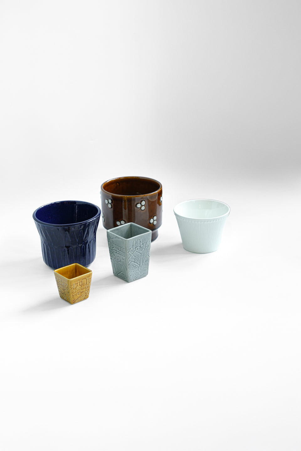 Swedish Vintage Ceramic Flower Pot Cover/スウェーデンヴィンテージ フラワーポットカバー
