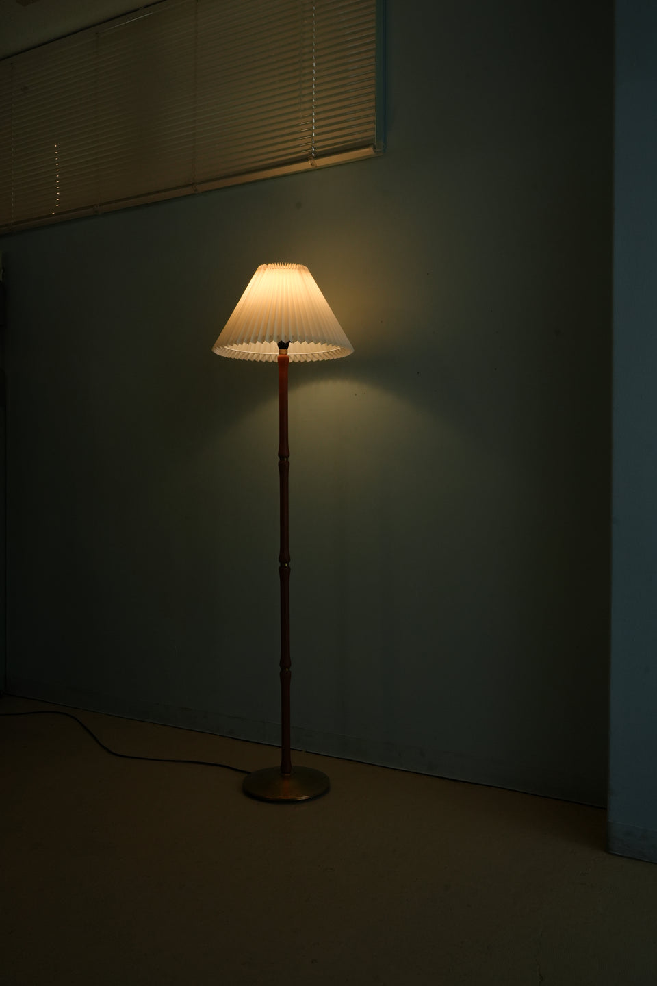 Teak Brass Floor Stand Light Danish Vintage/デンマークヴィンテージ フロアスタンドライト チーク材 真鍮