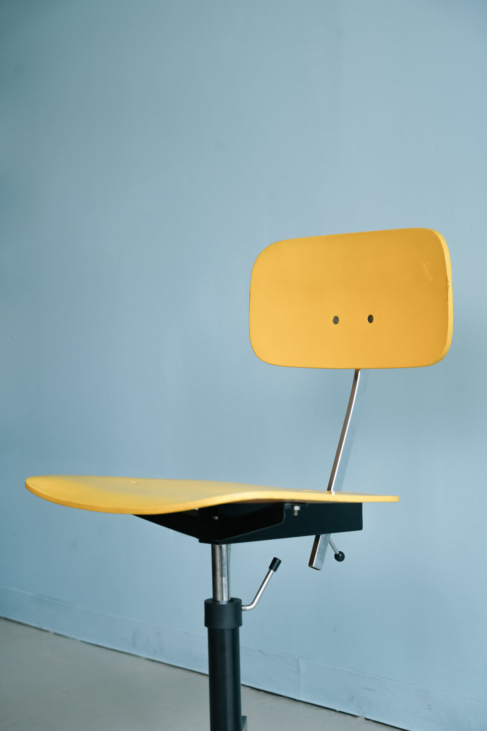 Vintage Rabami Chair STOLE-112 Yellow/デンマークヴィンテージ ラバミ キャスターチェア4本脚 北欧デザイン