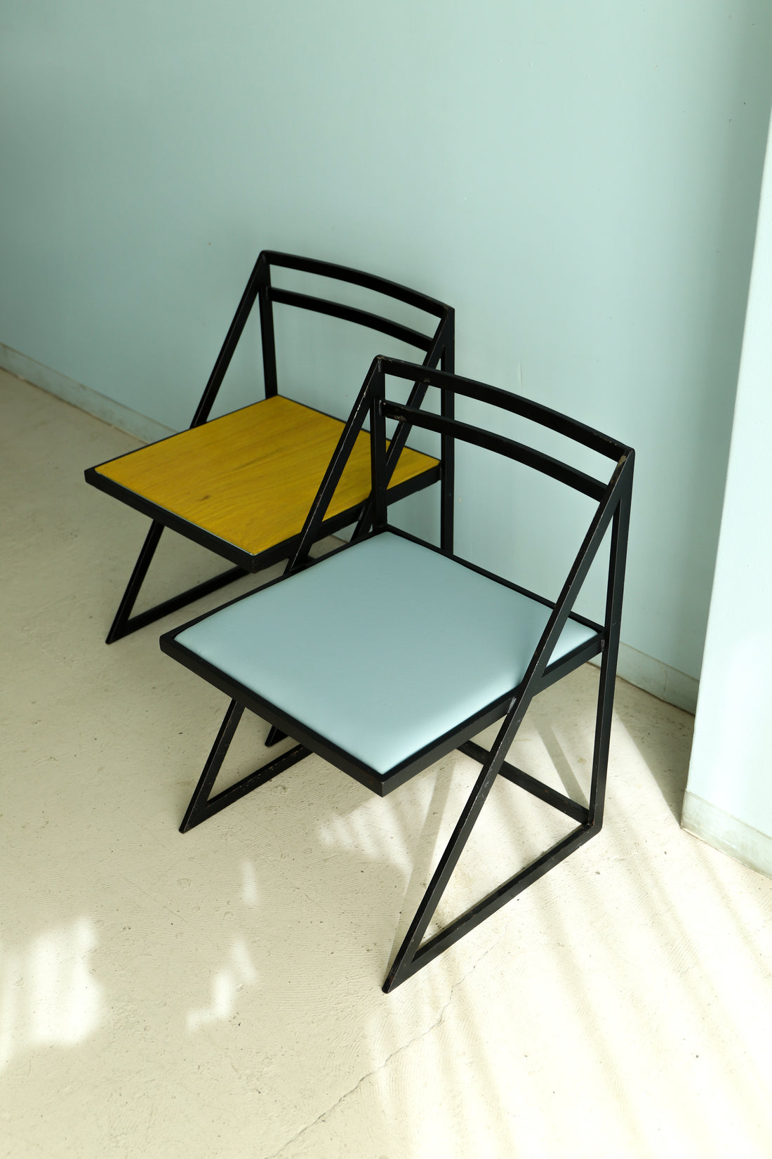 ヴィンテージ アイアンチェア ポストモダンデザイン/Vintage Iron Chair Postmodern Design ...
