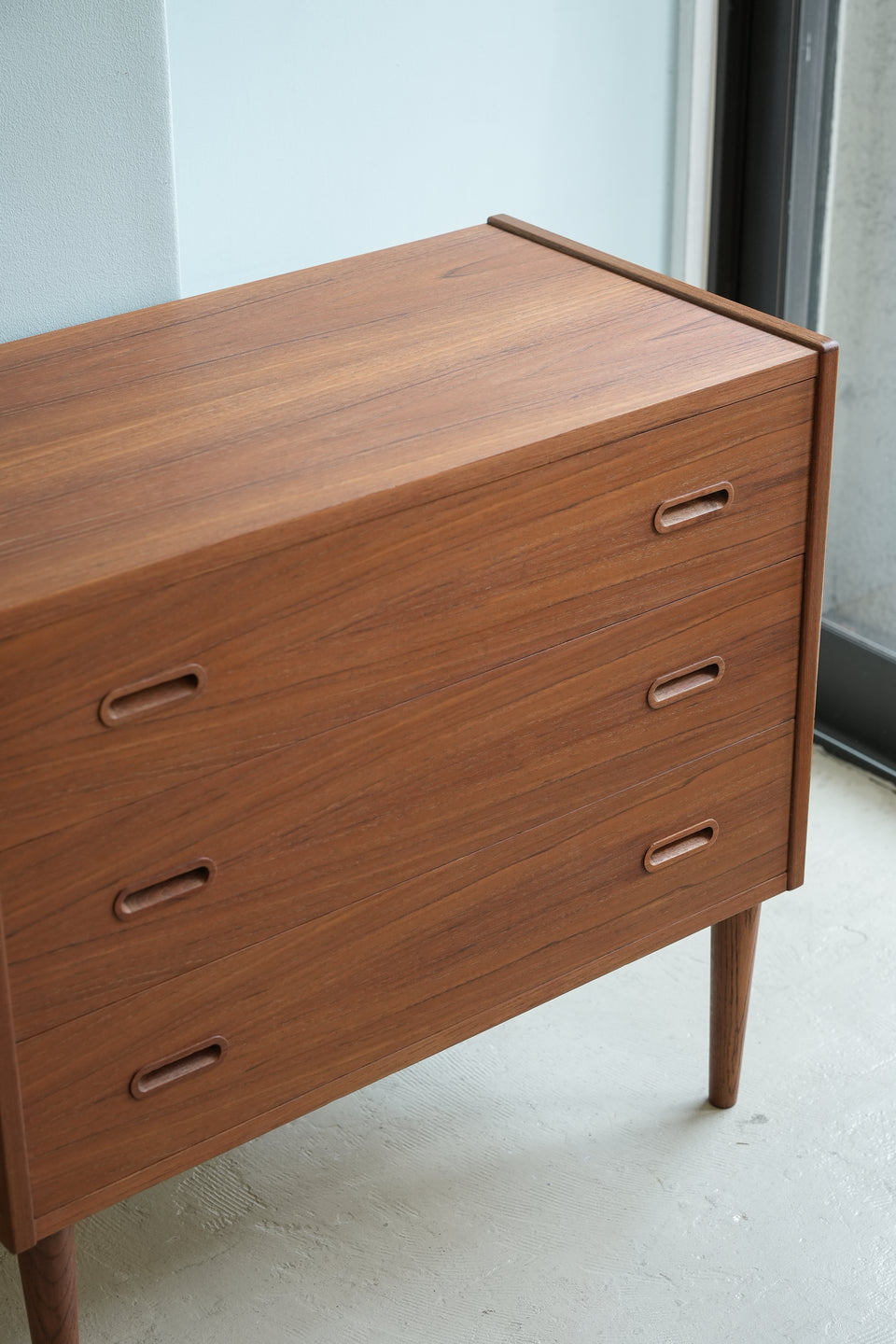 3drawer Teak Chest Danish Vintage/デンマークヴィンテージ 3段チェスト チーク材
