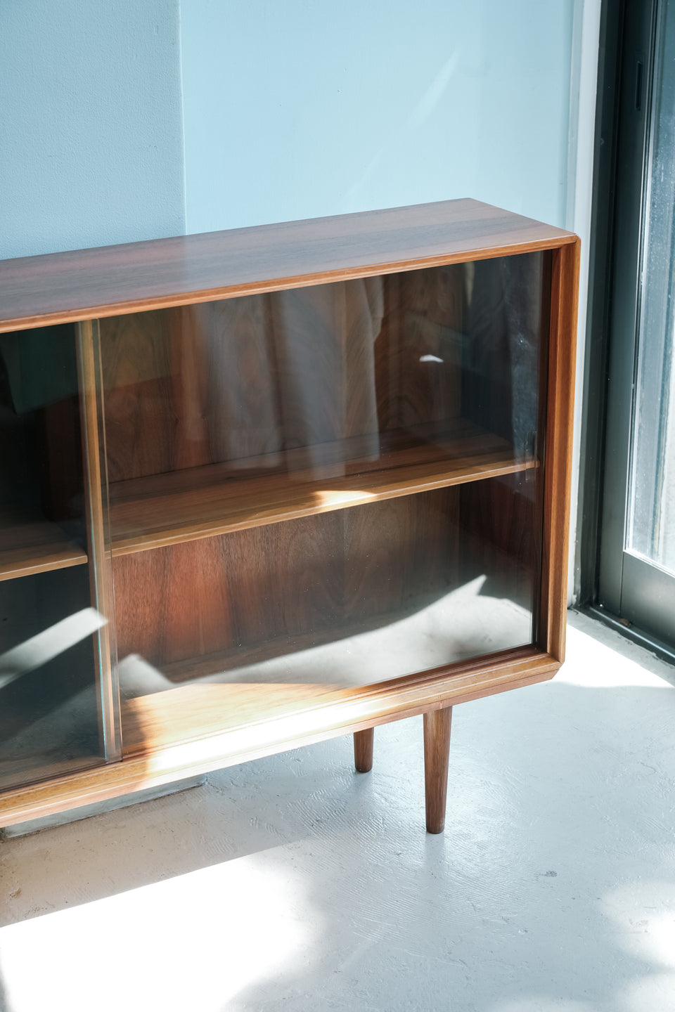 Bodafors Facett Glass Cabinet Shelf Bertil Fridhagen/スウェーデンヴィンテージ ボダフォース ガラスキャビネット シェルフ バーティル・フリードハーゲン
