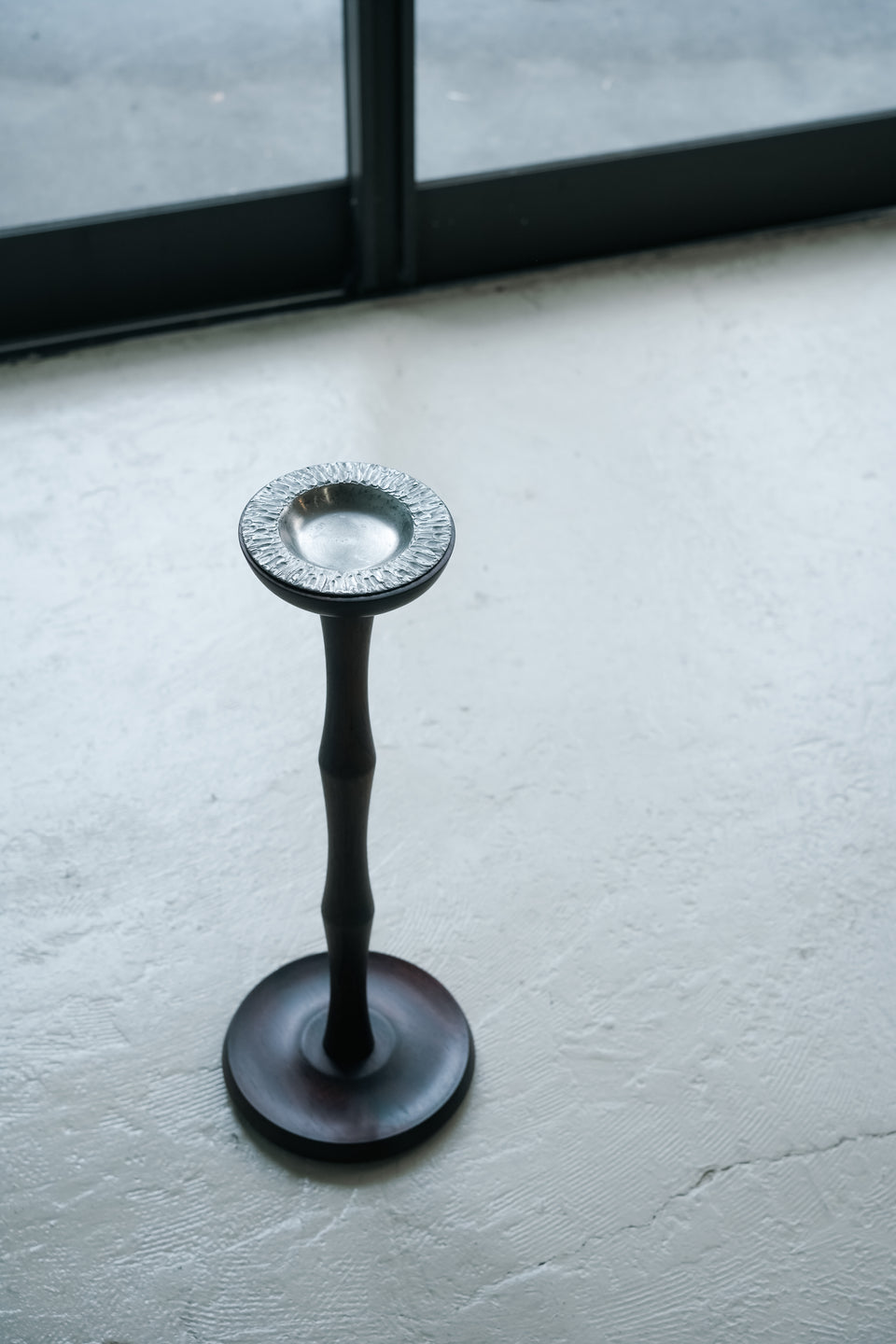 Danish Vintage Rosewood Plant Stand with Pewter Tray/デンマークヴィンテージ プラントスタンド ローズウッド材 トレイ付き
