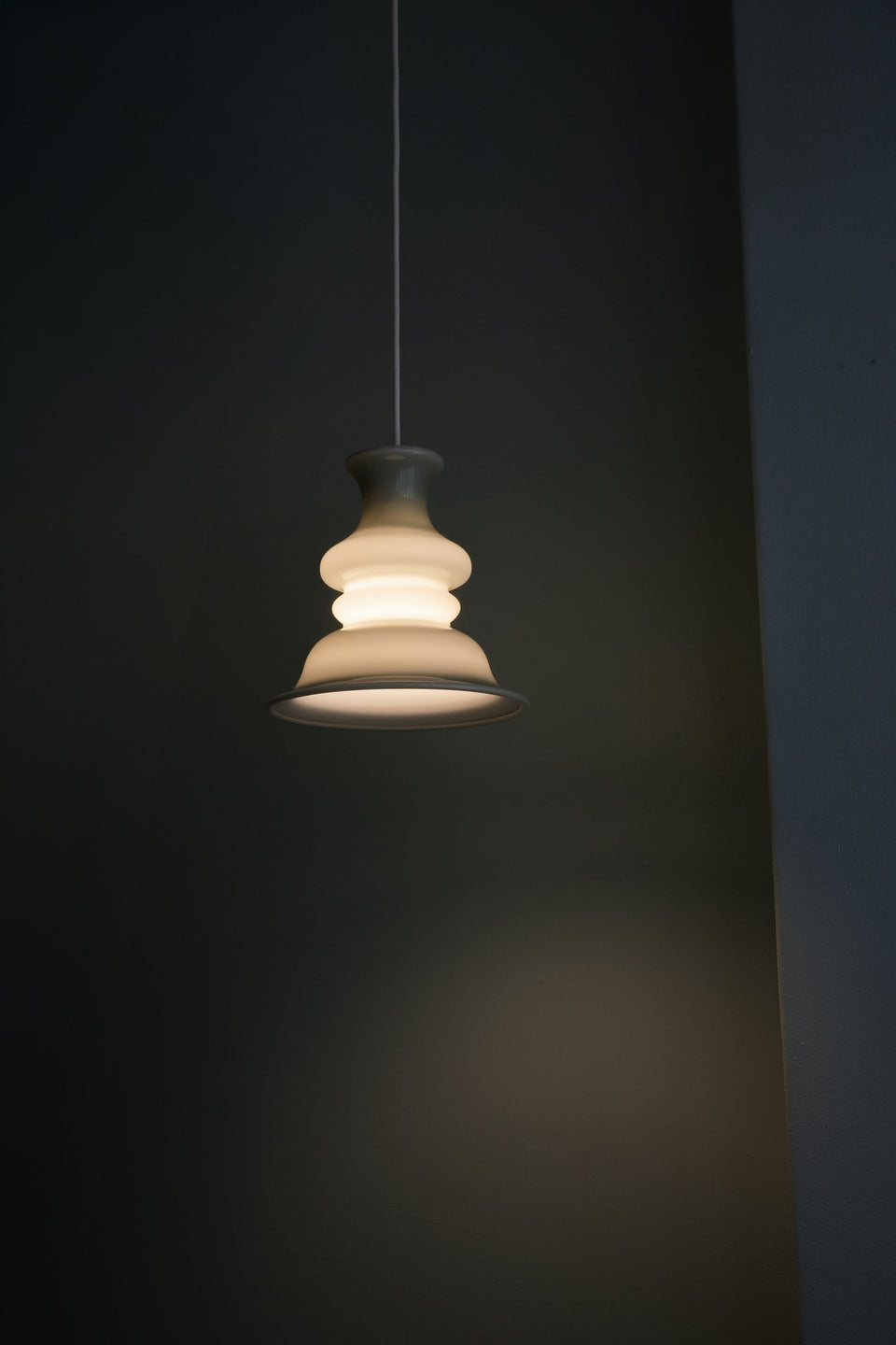 Holmegaard Bibliotek Pendant Light Gray/ホルムガード ペンダントライト シセ・ヴェアナー ヴィンテージ
