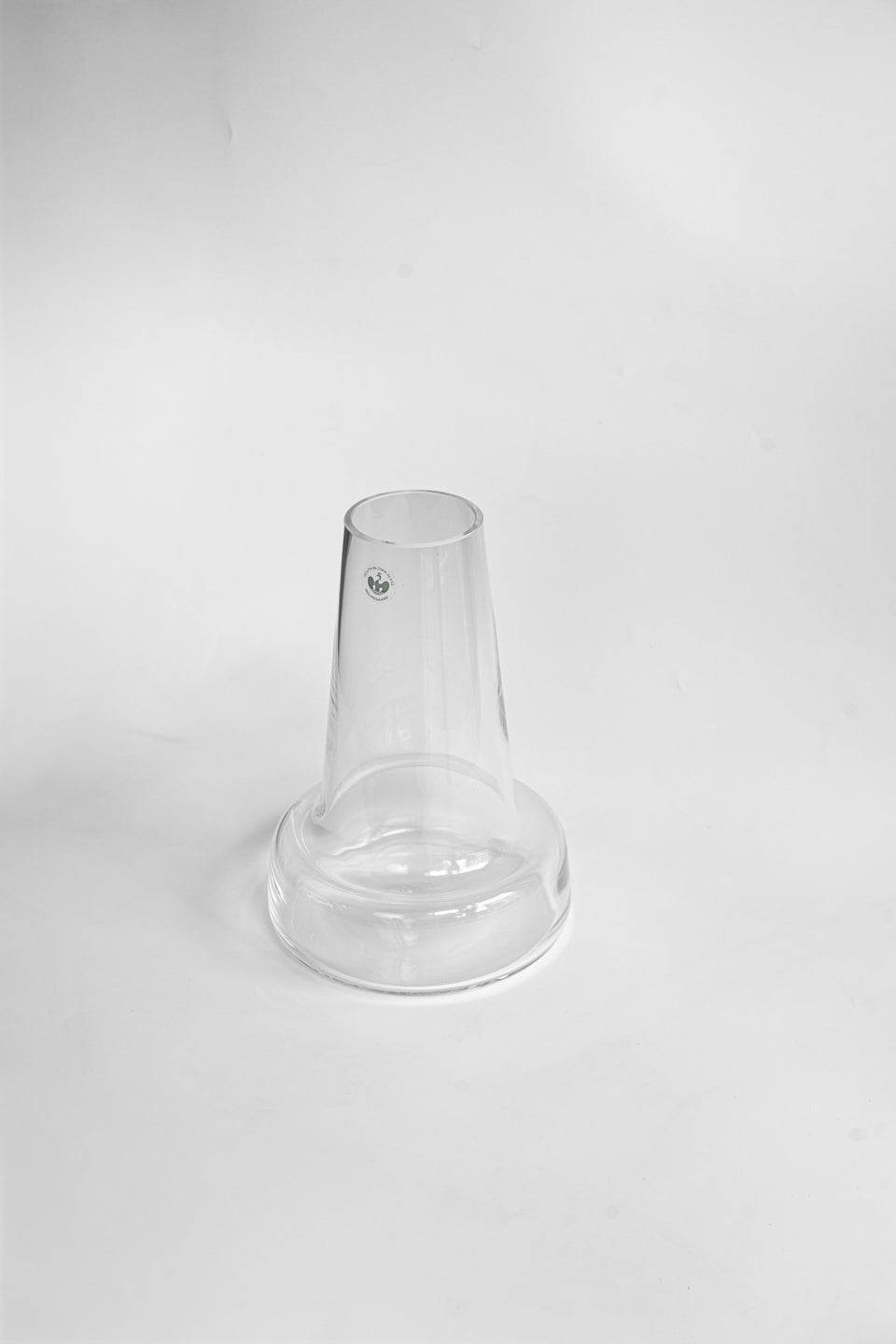 Holmegaard Flora Vase Long Neck Clear 24cm/ホルムガード フローラ ベース ロングネック クリア
