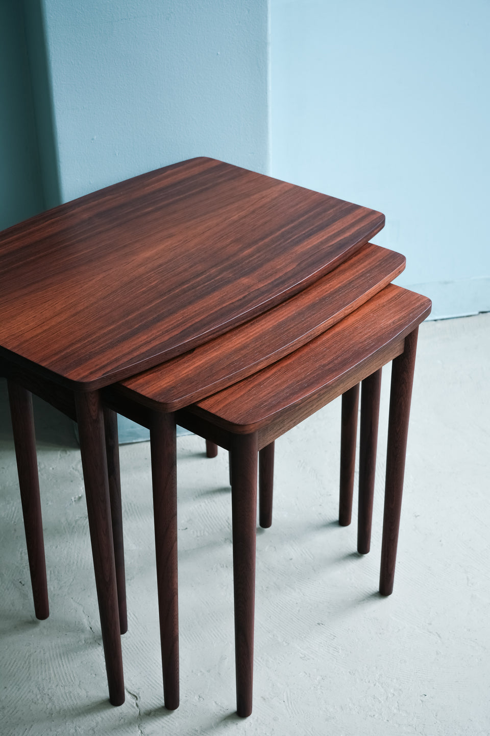 Rosewood Nesting Table Danish Vintage/デンマークヴィンテージ ネストテーブル ローズウッド材