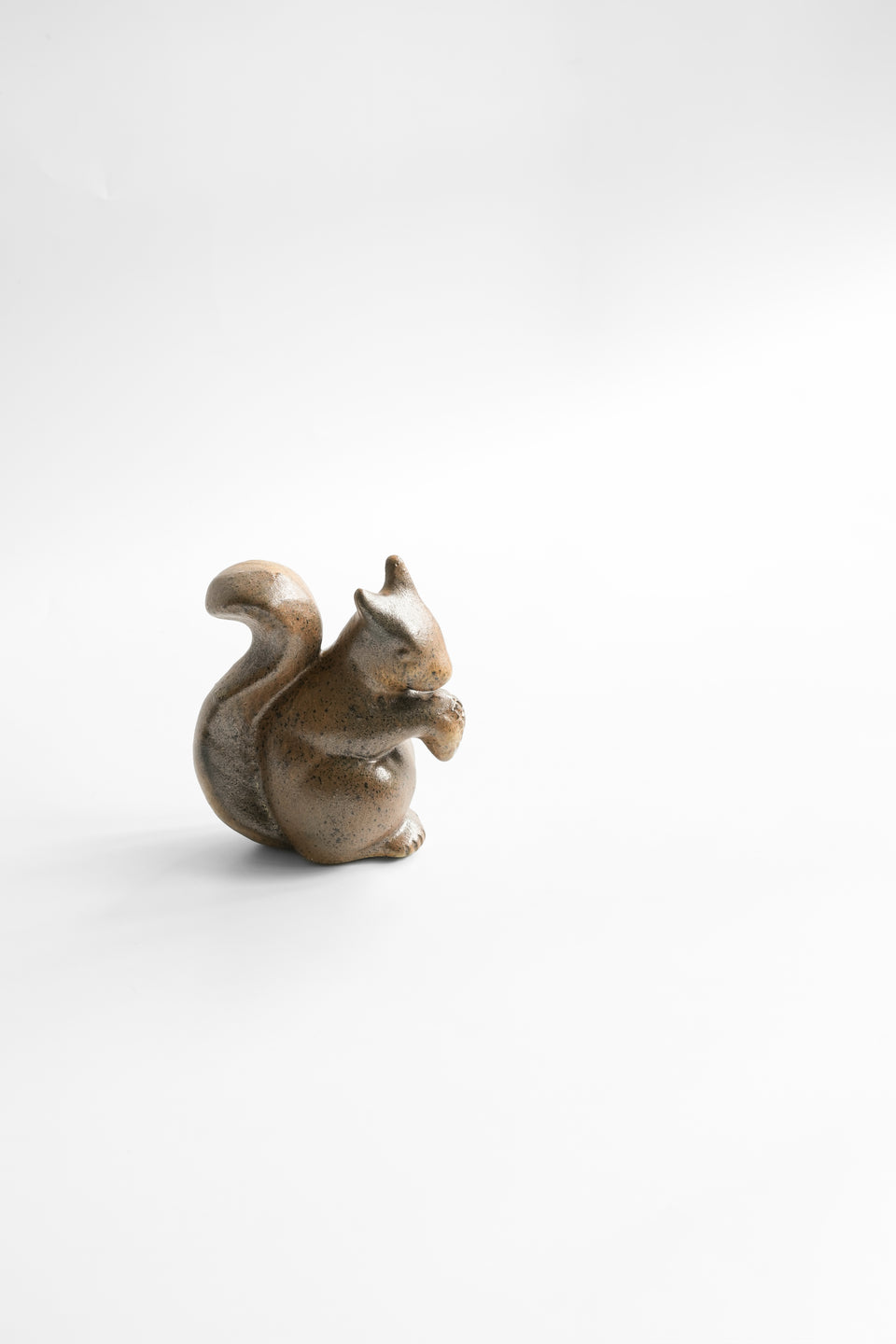 Swedish Vintage EGO Stengods Squirrel Figurine Willy Fischer/スウェーデンヴィンテージ エゴストーングッズ リスのフィギュリン ウィリー・フィッシャー