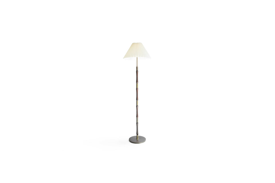 Danish Vintage Rosewood Brass Floor Stand Light/デンマークヴィンテージ フロアスタンドライト ローズウッド材 北欧インテリア
