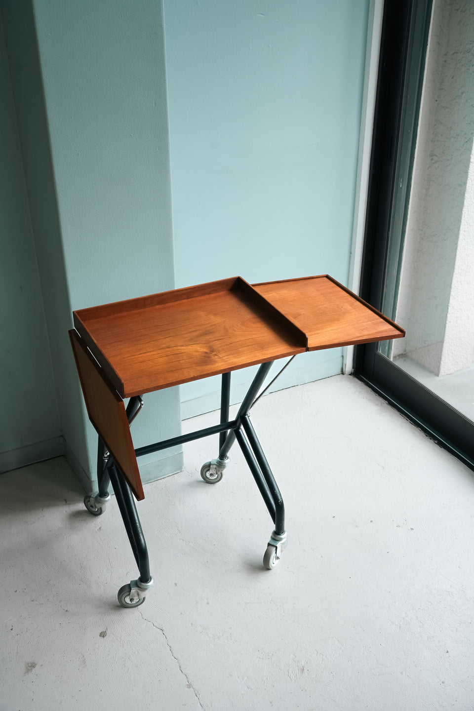 Danish Vintage Butterfly Caster Table/デンマークヴィンテージ バタフライキャスターテーブル 北欧家具