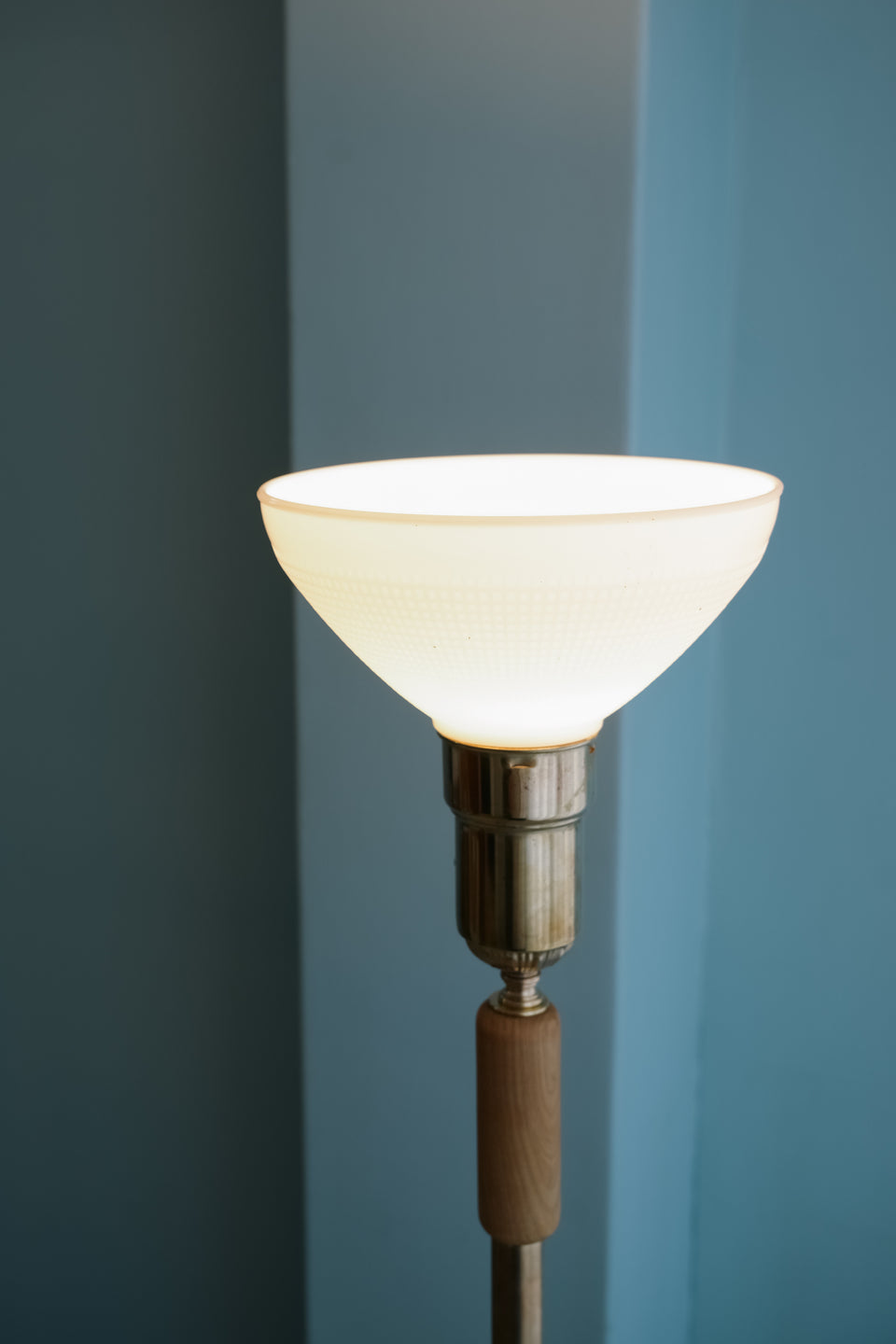 US Vintage Hand-Carved Floor Stand Light/アメリカヴィンテージ フロアスタンド ライト ミッドセンチュリー