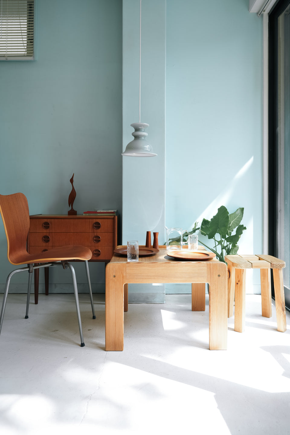 Vintage Teakwood Salt & Pepper Shakers/ヴィンテージ ソルト&ペッパー シェイカー チーク材 北欧雑貨