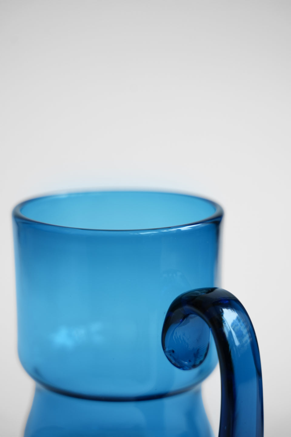 Bertil Vallien Blue Glass Mug Åfors/バーティル・ヴァリーン マグ 北欧ガラス スウェーデンヴィンテージ
