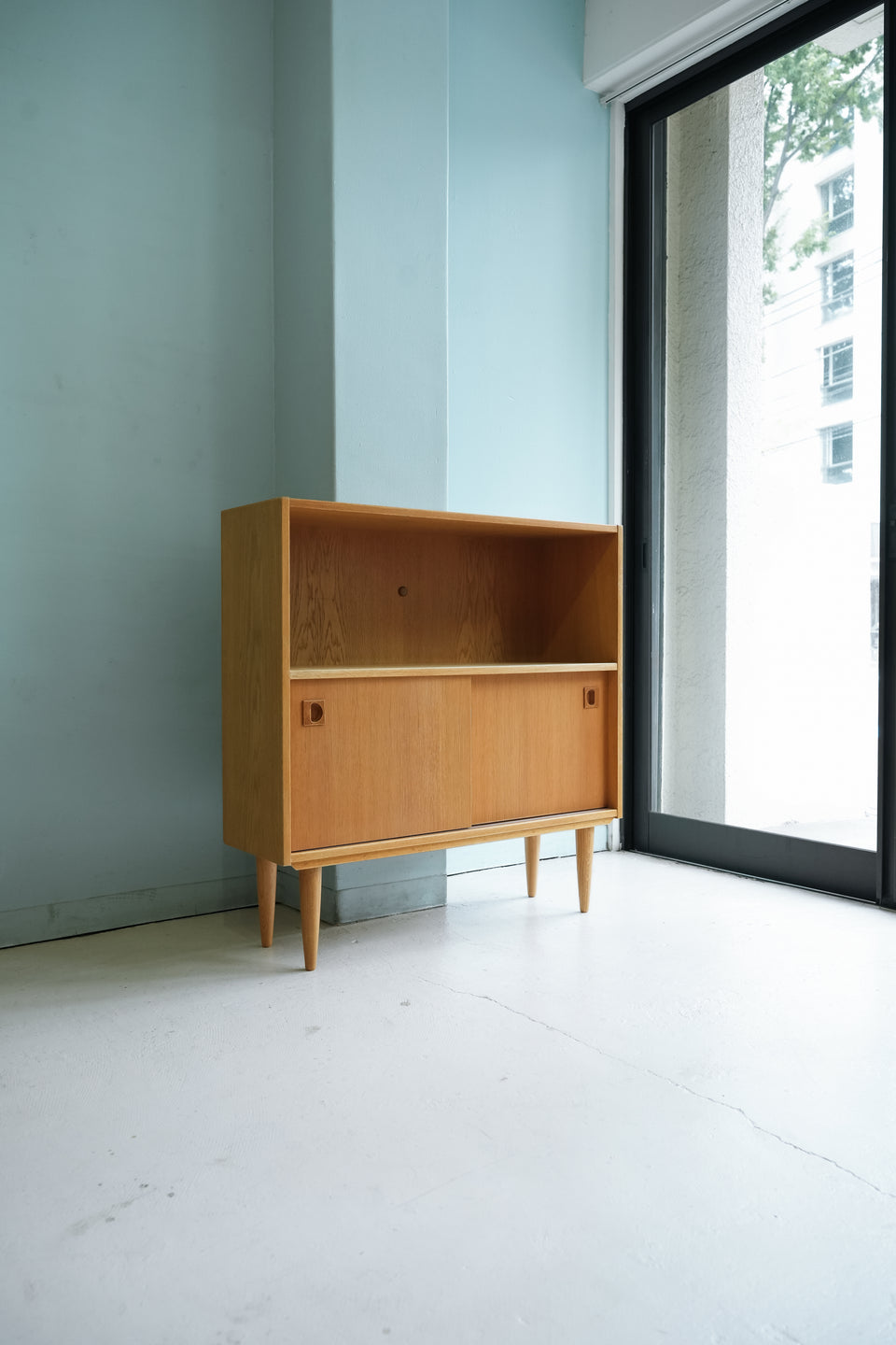 Oakwood Bookcase Cabinet Danish Vintage/デンマークヴィンテージ ブックケース キャビネット オーク材 北欧家具