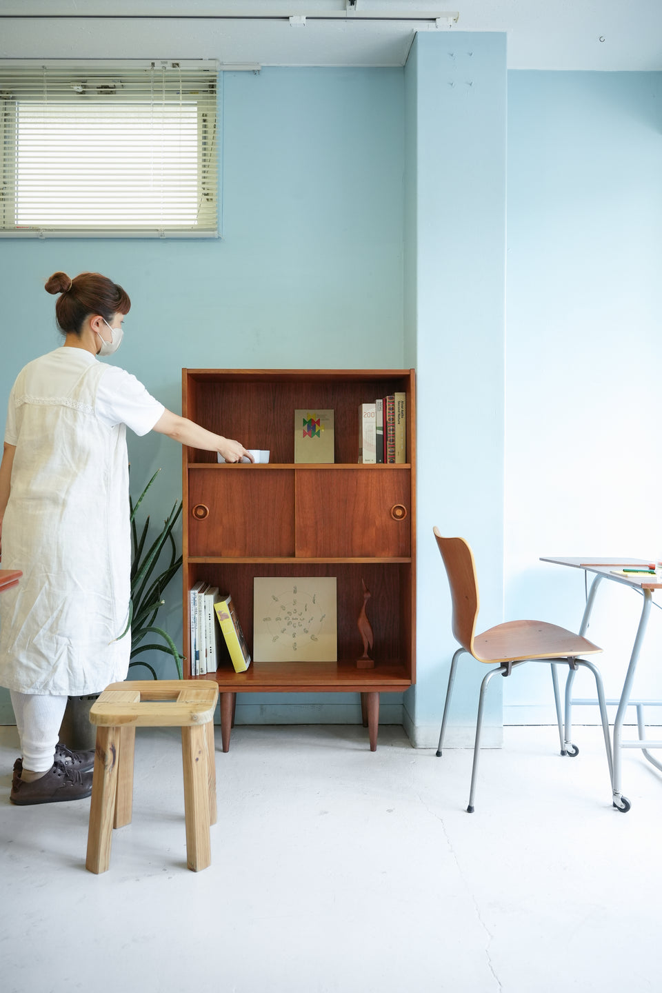 Danish Vintage Bookcase Cabinet Teakwood/デンマークヴィンテージ ブックケース キャビネット 本棚 チーク材 北欧家具