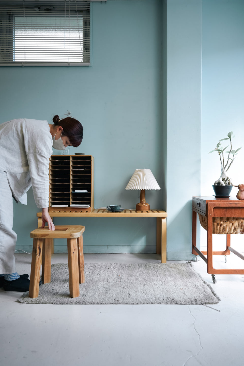 Danish Vintage Soholm Brown Table Lamp Einar Johansen/スーホルム テーブルランプ 照明 エイナー・ヨハンセン デンマークヴィンテージ 北欧インテリア