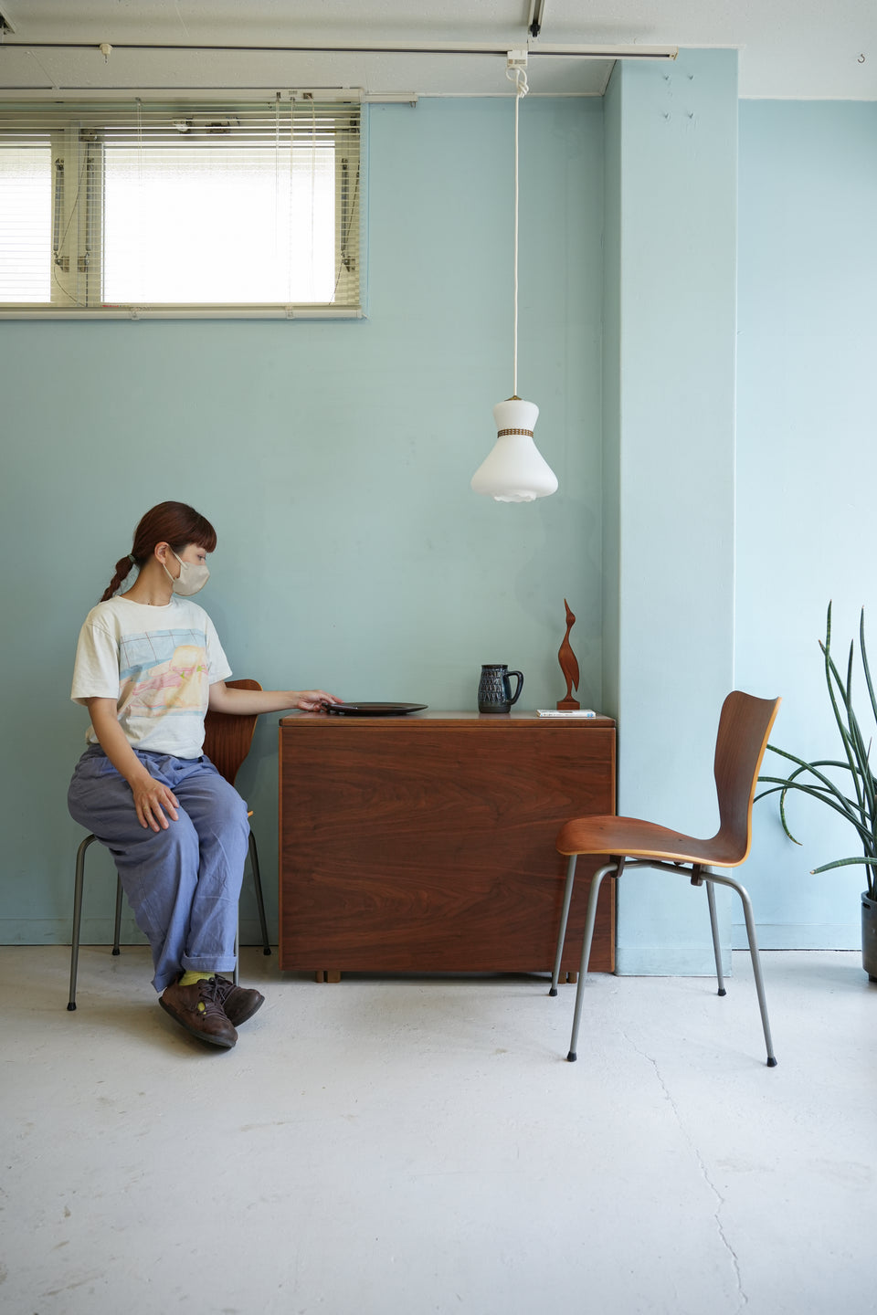 Norway Vintage Gate-Leg Table/ノルウェーヴィンテージ ゲートレッグ テーブル エクステンション 折りたたみ 北欧家具
