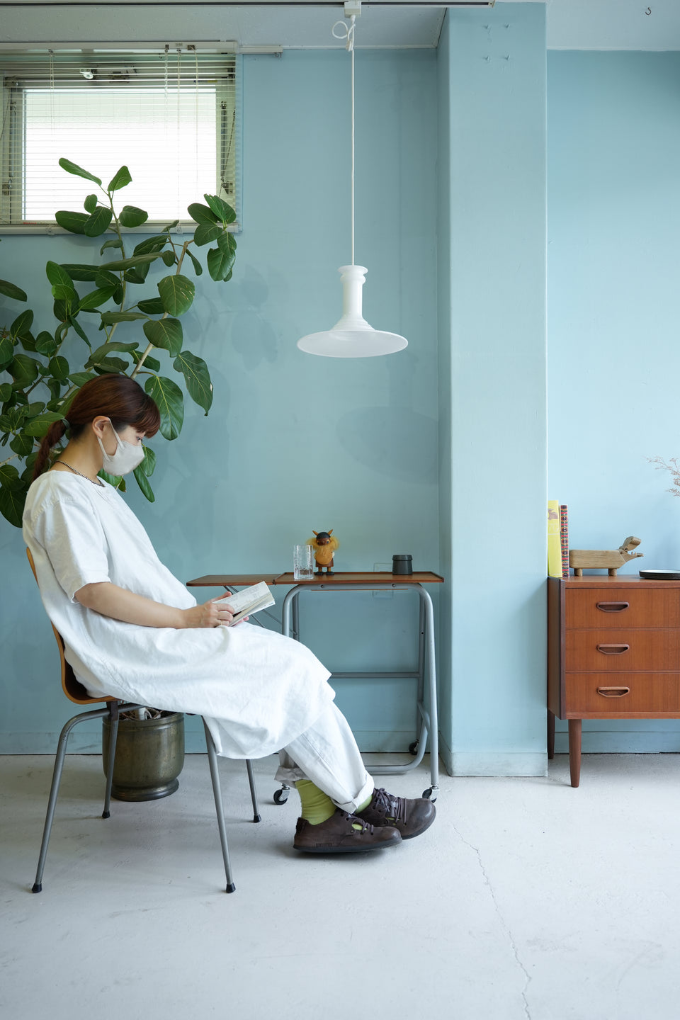 デンマークヴィンテージ タイプライターデスク サイドテーブル 北欧