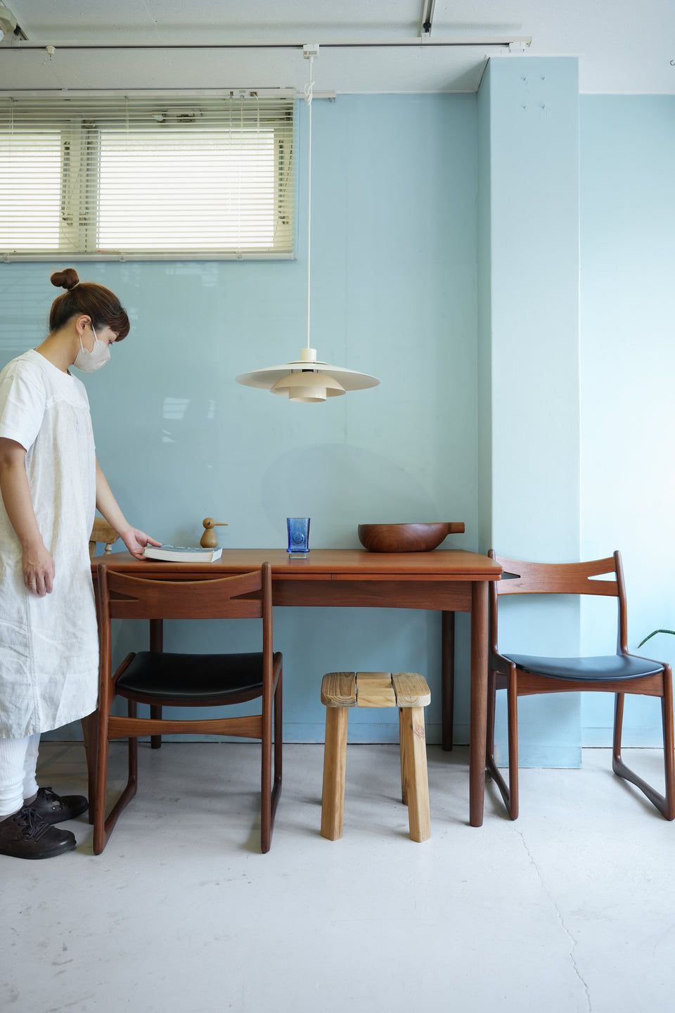 Extension Dining Table Teakwood Danish Vintage/デンマークヴィンテージ エクステンション ダイニングテーブル チーク材 北欧家具