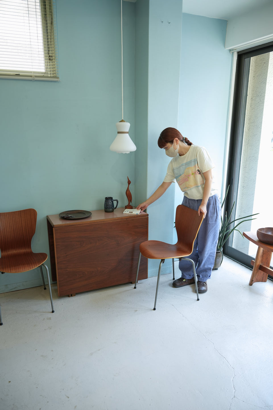 Norway Vintage Gate-Leg Table/ノルウェーヴィンテージ ゲートレッグ テーブル エクステンション 折りたたみ 北欧家具