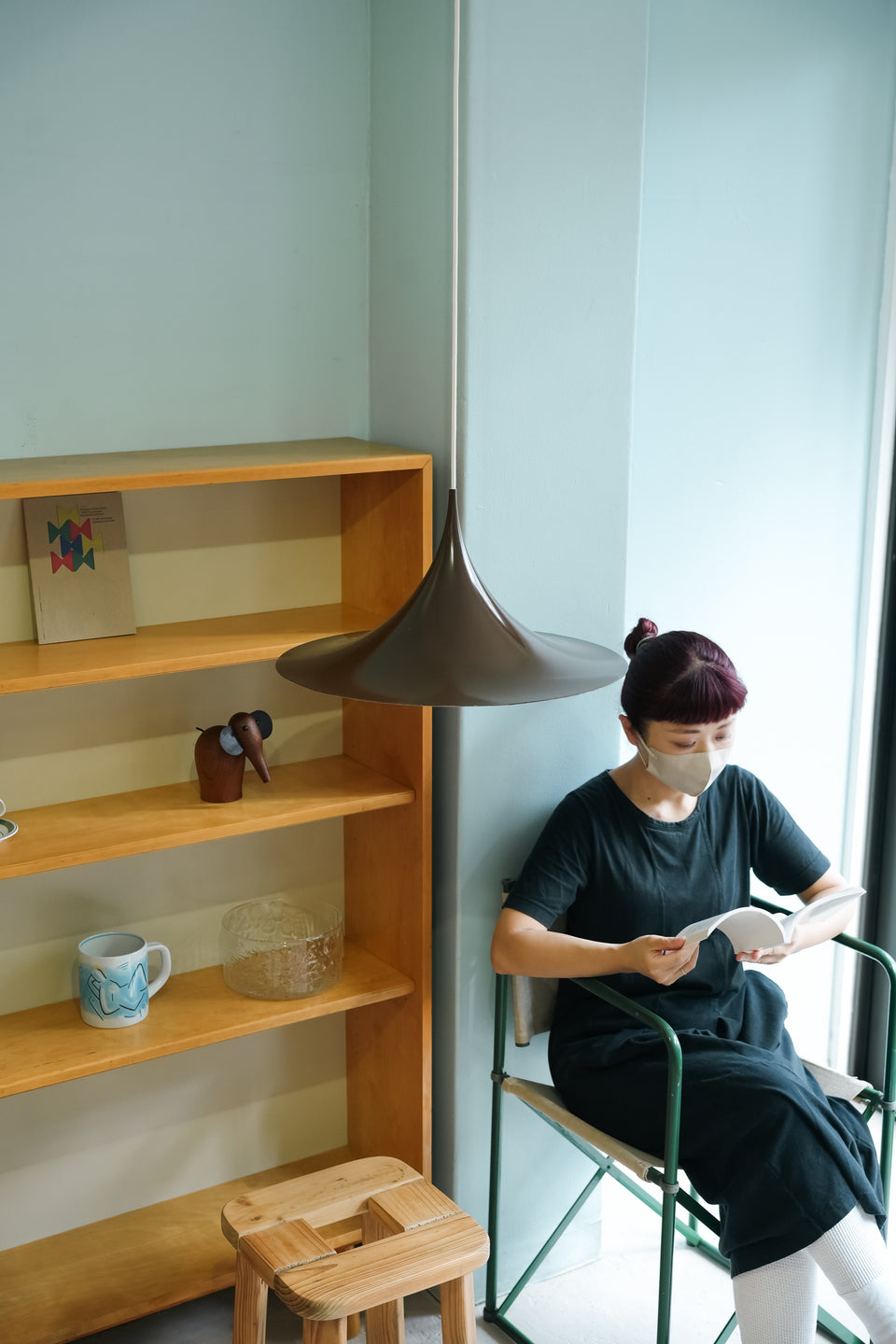 SEMI Pendant Light Brown Danish Vintage/デンマークヴィンテージ セミ ペンダントライト ブラウン 照明 北欧インテリア