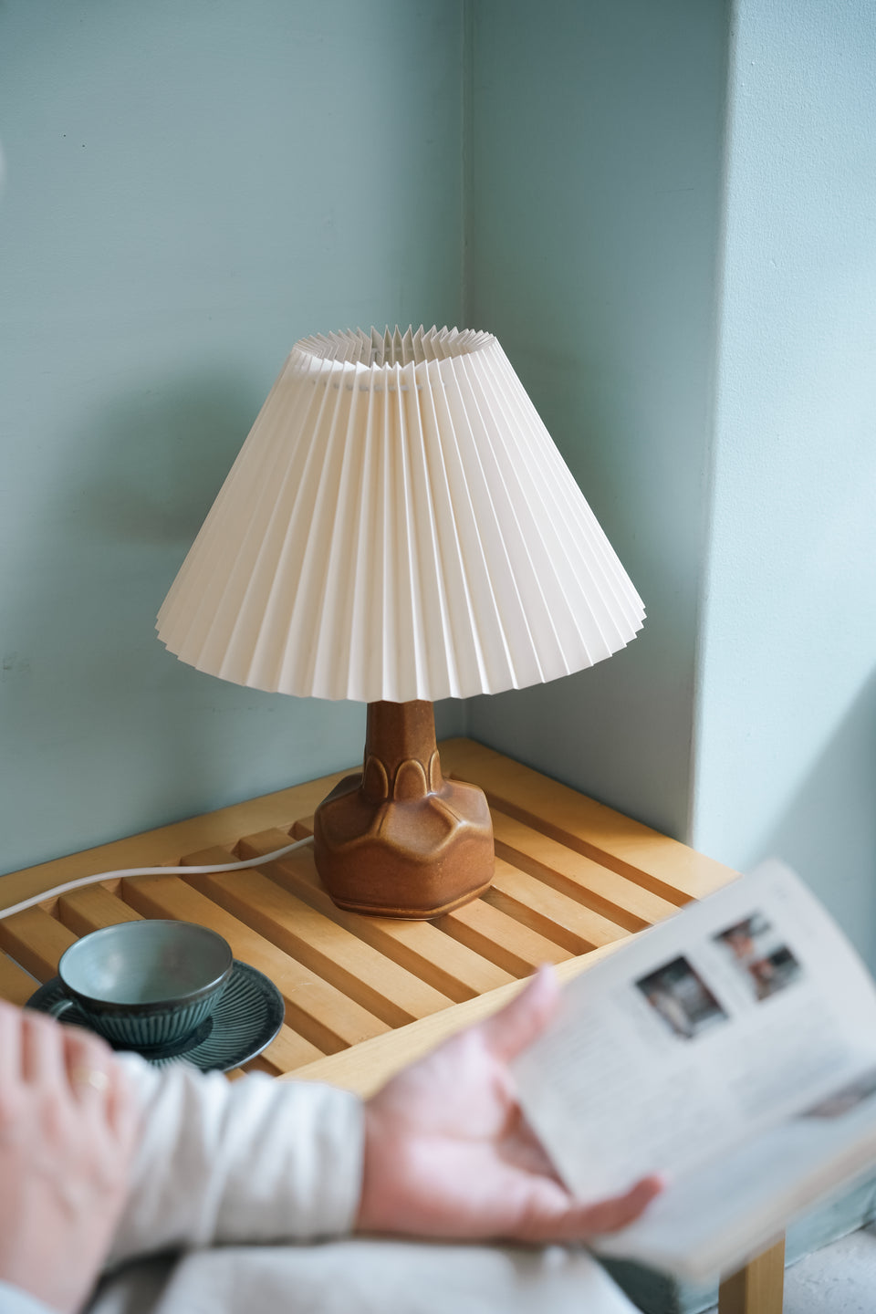 Danish Vintage Soholm Brown Table Lamp Einar Johansen/スーホルム テーブルランプ 照明 エイナー・ヨハンセン デンマークヴィンテージ 北欧インテリア