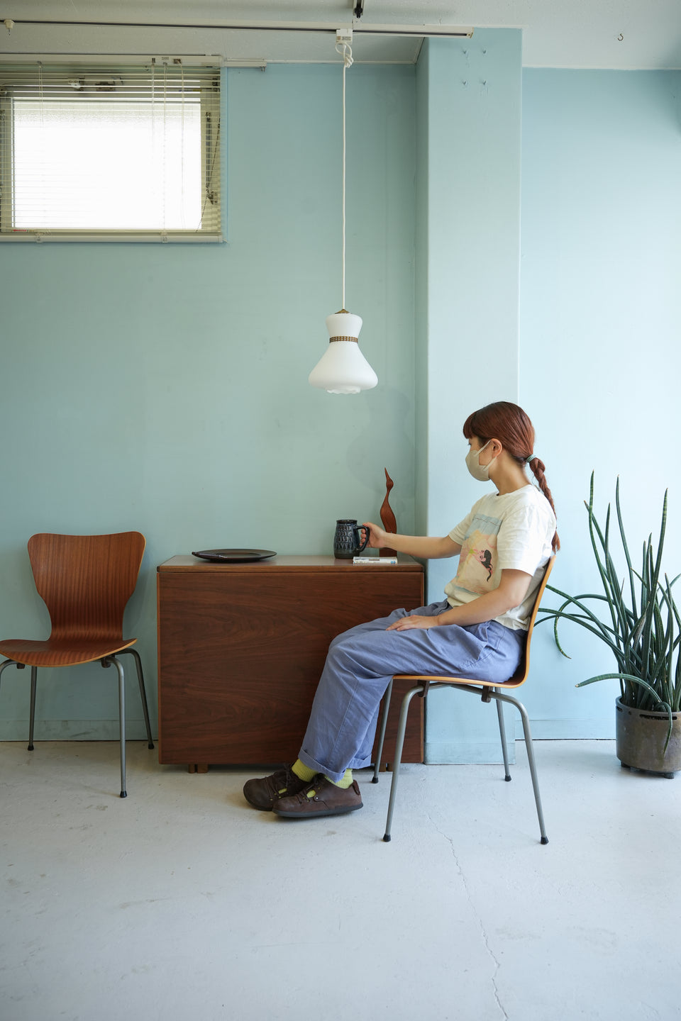 Norway Vintage Gate-Leg Table/ノルウェーヴィンテージ ゲートレッグ テーブル エクステンション 折りたたみ 北欧家具