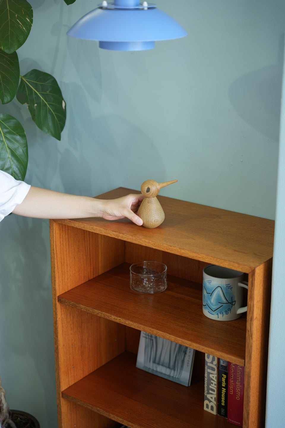 Small Bookcase Danish Vintage/デンマークヴィンテージ スモールブックケース 本棚 チーク材 北欧家具