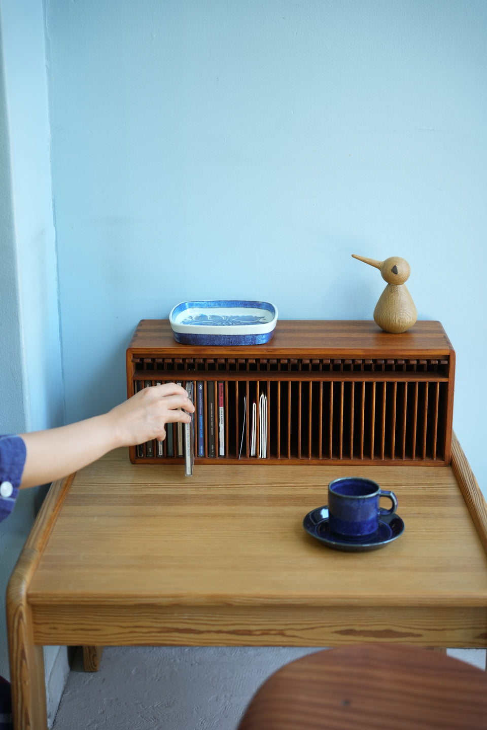Teakwood CD Holder Midcentury Vintage/ヴィンテージ CDホルダー チーク材 北欧デザイン