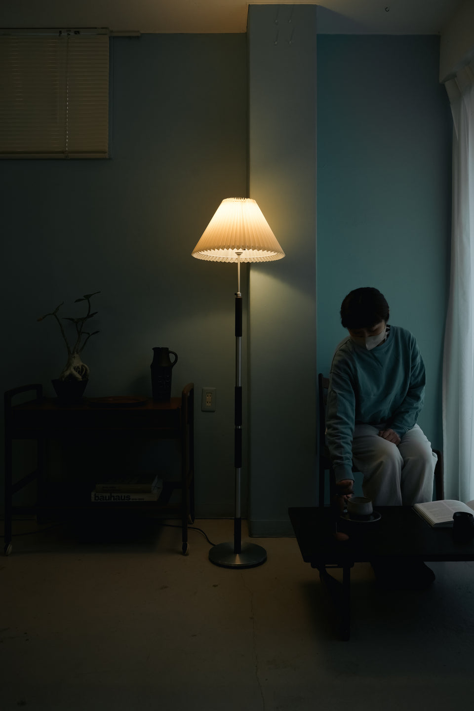 Danish Vintage Floor Stand Light Rosewood × Metal/デンマークヴィンテージ フロアスタンドライト ローズウッド材 照明 北欧インテリア