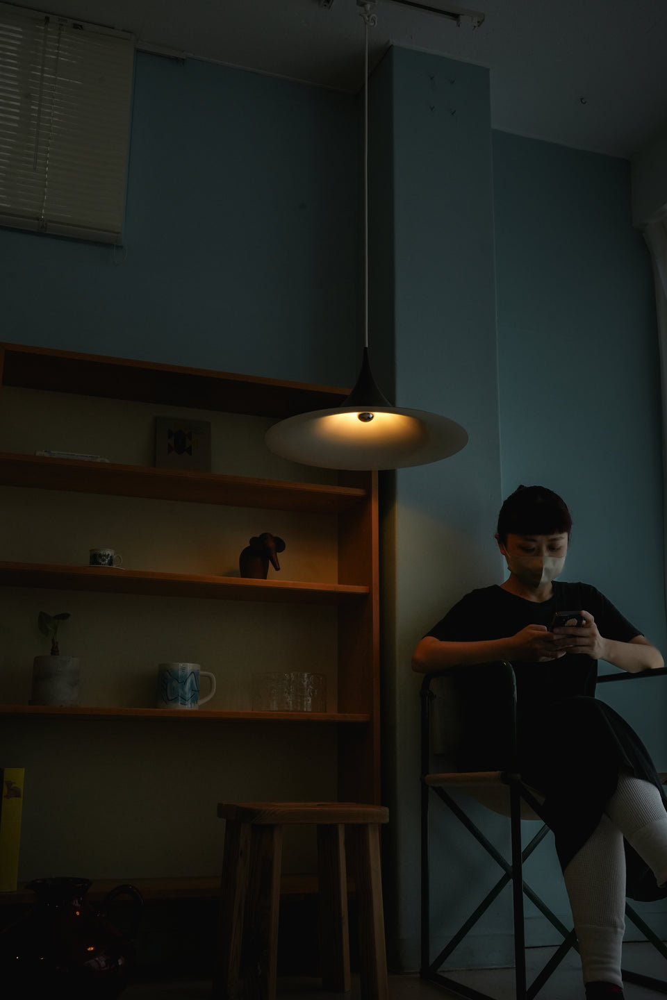 SEMI Pendant Light Brown Danish Vintage/デンマークヴィンテージ セミ ペンダントライト ブラウン 照明 北欧インテリア