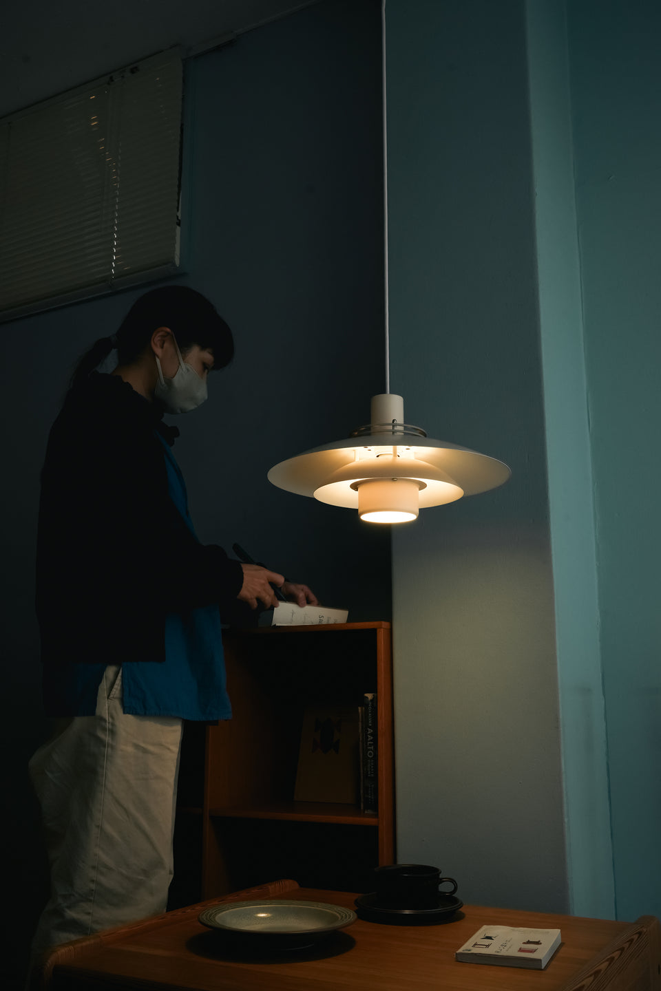 Danish Vintage Form-Light Pendant Light Soft Pink Color/デンマークヴィンテージ フォームライト ペンダントライト 照明 北欧インテリア