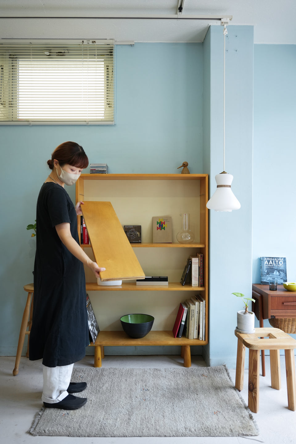 Finnish Vintage Asko Bookcase Anjala Olli Borg/フィンランドヴィンテージ アスコ ブックケース オッリ・ボルグ 本棚 北欧家具