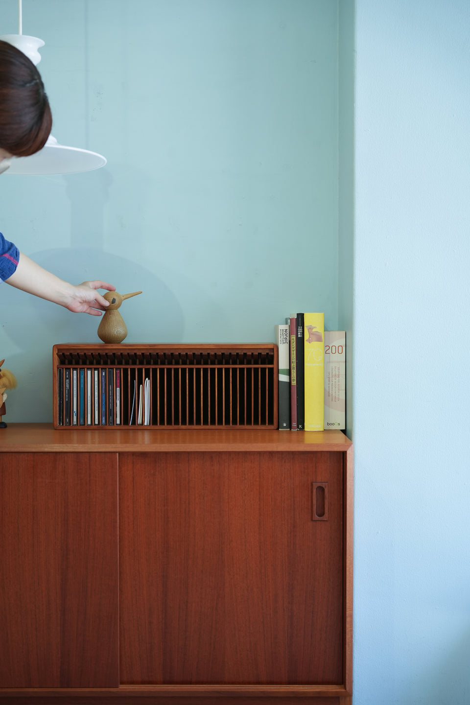 Teakwood CD Holder Midcentury Vintage/ヴィンテージ CDホルダー チーク材 北欧デザイン