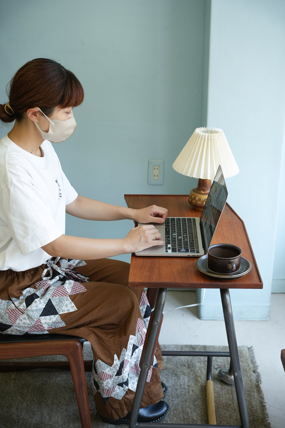 デンマーク　ヴィンテージ　タイプライターデスク デンマークヴィンテージ タイプライター バタフライテーブル