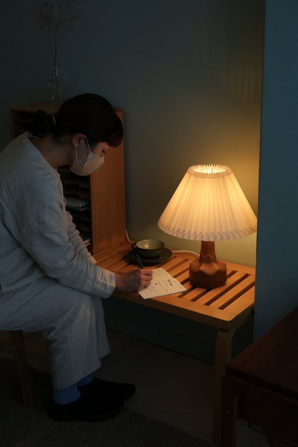 Danish Vintage Soholm Brown Table Lamp Einar Johansen/スーホルム テーブルランプ 照明 エイナー・ヨハンセン デンマークヴィンテージ 北欧インテリア