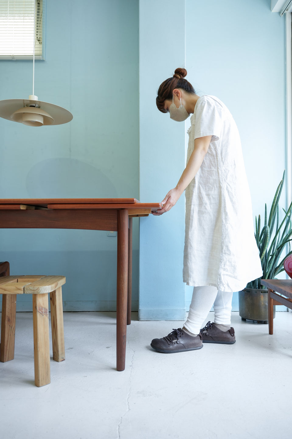 Extension Dining Table Teakwood Danish Vintage/デンマークヴィンテージ エクステンション ダイニングテーブル チーク材 北欧家具