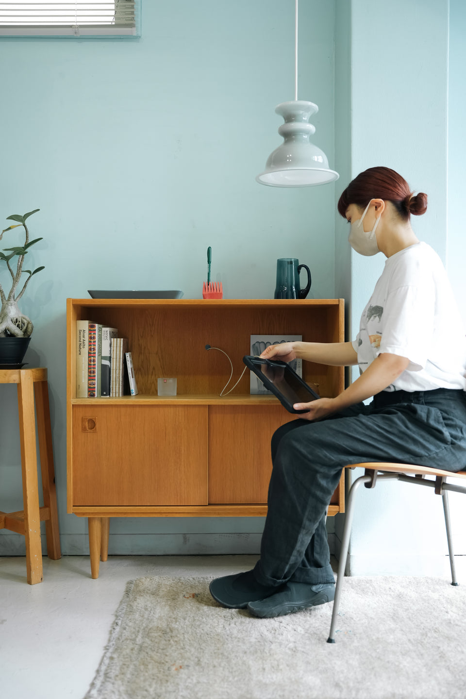 Oakwood Bookcase Cabinet Danish Vintage/デンマークヴィンテージ ブックケース キャビネット オーク材 北欧家具