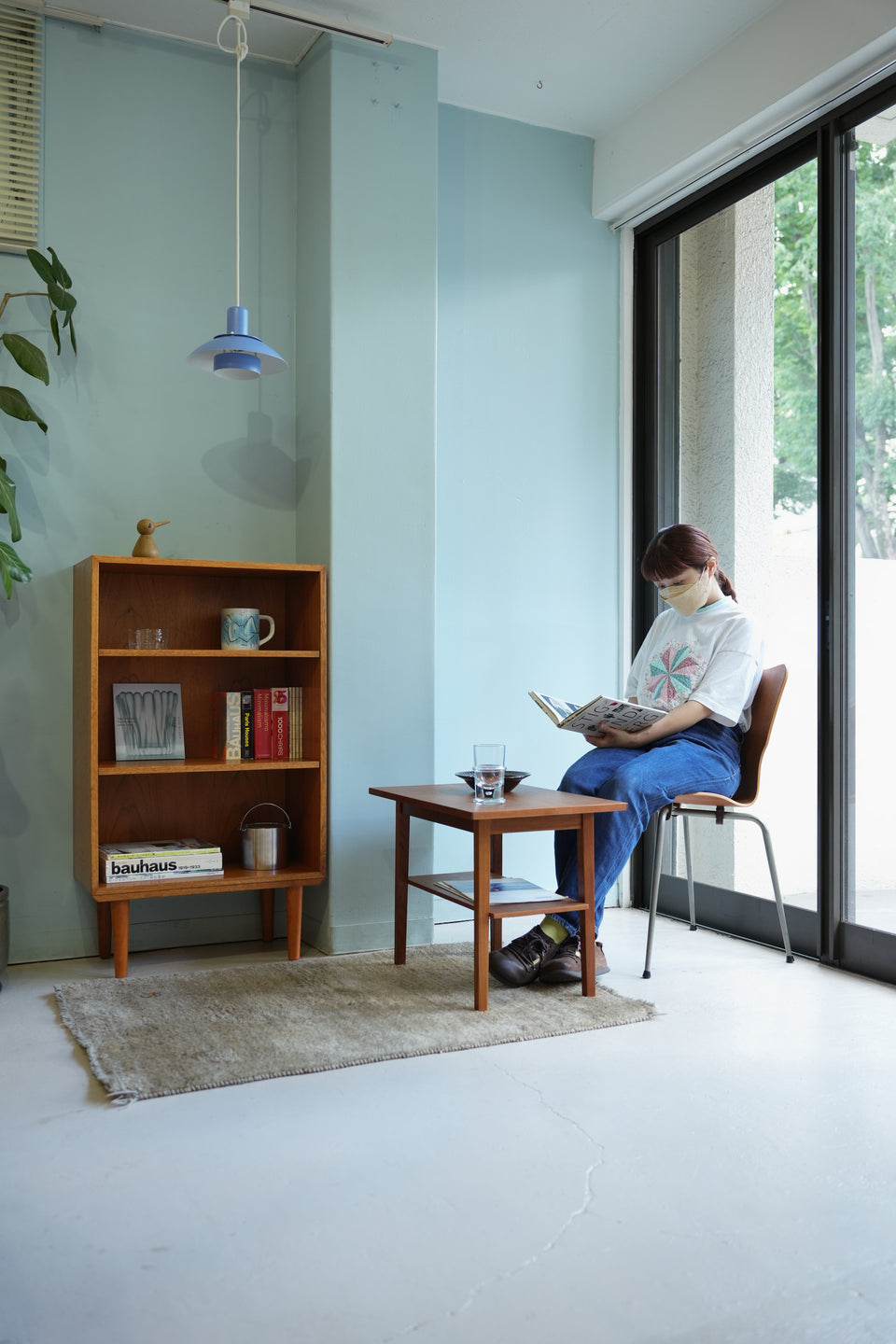 Small Bookcase Danish Vintage/デンマークヴィンテージ スモールブックケース 本棚 チーク材 北欧家具